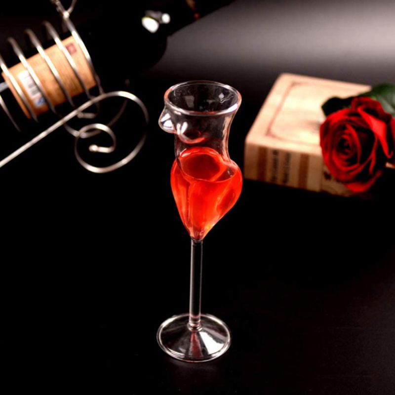 Woman's Torso Sexy Wine Glass Woman's Torso Sexy Wine Glass