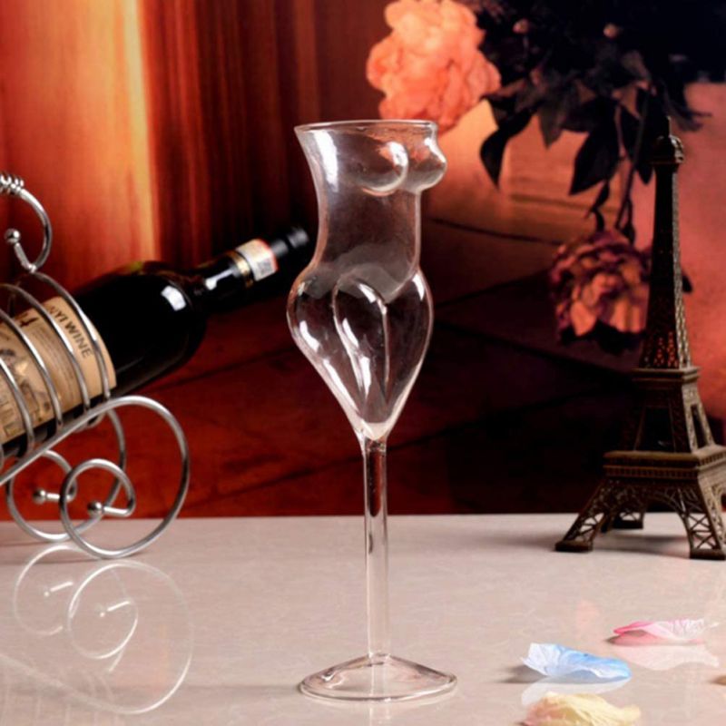 Woman's Torso Sexy Wine Glass Woman's Torso Sexy Wine Glass