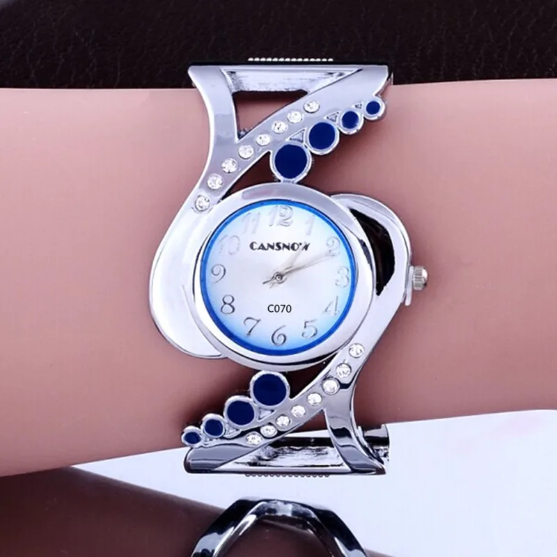 Women Bangle Wristwatch Quartz Crystal Luxury Relojes Rhinestone Fashion Female Watches Hot Sale Eleagnt Mujer Watch
