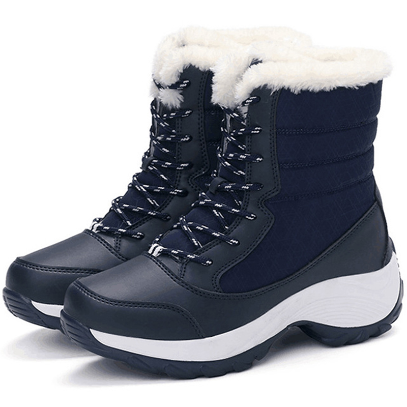 Women Boots Lightweight Ankle Boots Platform Shoes For Women Heels Winter Botas Mujer Keep Warm Snow Winter Shoes