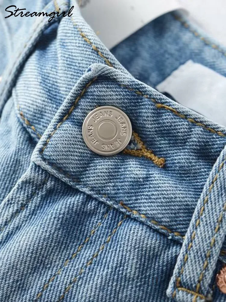 Women Denim Skirt with Front Slit