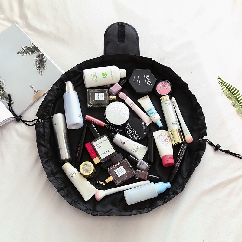 Women Drawstring Cosmetic Bag Travel Storage Makeup Bag Organizer Female Make Up Pouch Portable Waterproof Toiletry Women Drawstring Cosmetic Bag Travel Storage Makeup Bag Organizer Female Make Up Pouch Portable Waterproof Toiletry