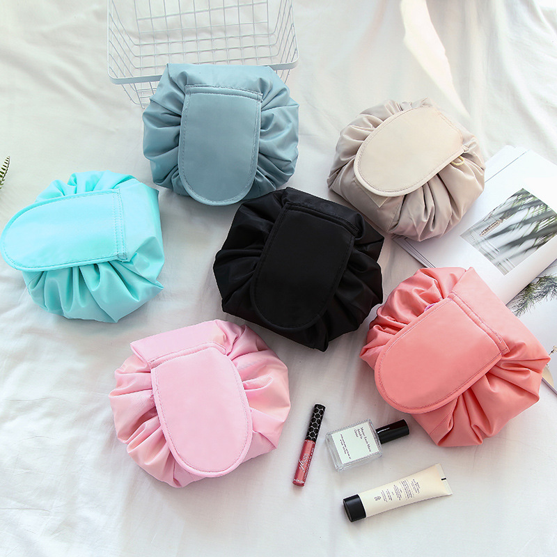 Women Drawstring Cosmetic Bag Travel Storage Makeup Bag Organizer Female Make Up Pouch Portable Waterproof Toiletry Women Drawstring Cosmetic Bag Travel Storage Makeup Bag Organizer Female Make Up Pouch Portable Waterproof Toiletry