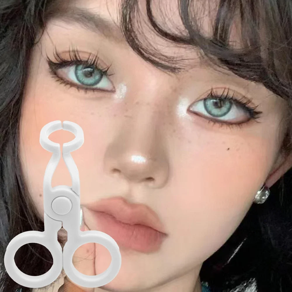 Women Eye Care Contact Lenses Inserter Remover Plastic Soft Tweezer Stick Wearing Tool Accessories Novice Eyelid Lifters