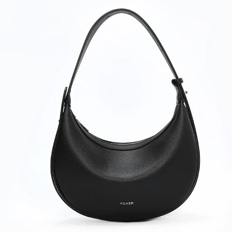 Women Fashion Small Shoulder Bag Lady Crossbody Handbag Half-Moon Underarm Bag with Logo Perfect Gift for Wife