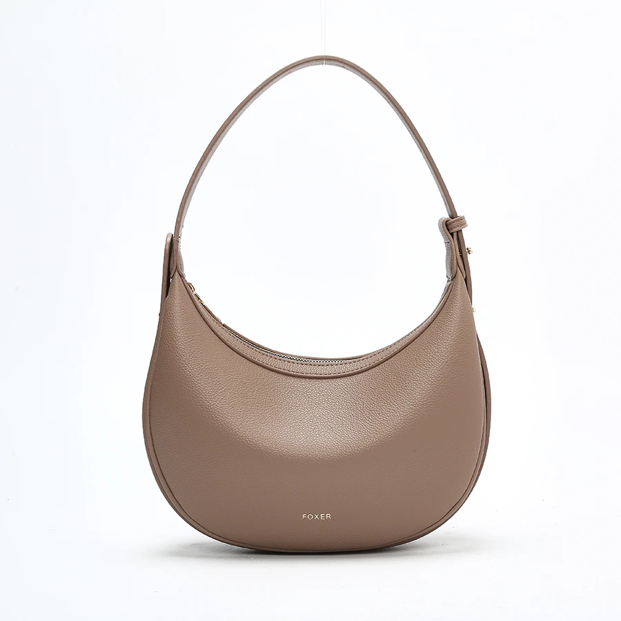 Women Fashion Small Shoulder Bag Lady Crossbody Handbag Half-Moon Underarm Bag with Logo Perfect Gift for Wife