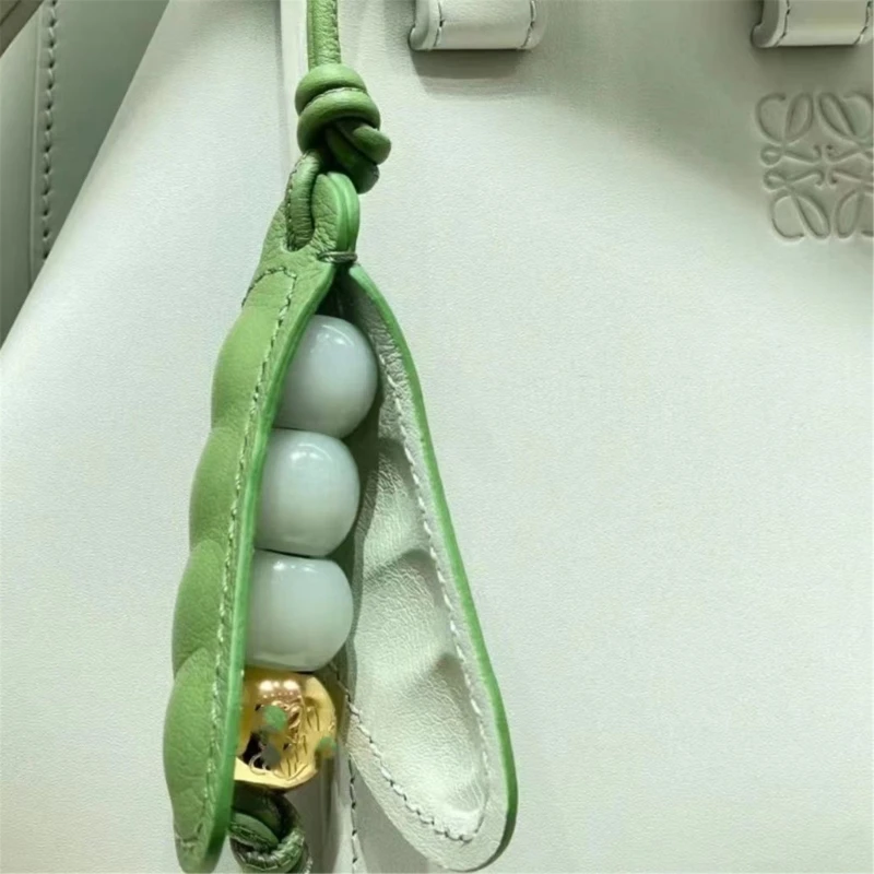 Women Girls Delightful Pea Shaped Hanging Ornament Versatile and Colorful Key Holder Accessory for Bags and Phones Women Girls Delightful Pea Shaped Hanging Ornament Versatile and Colorful Key Holder Accessory for Bags and Phones