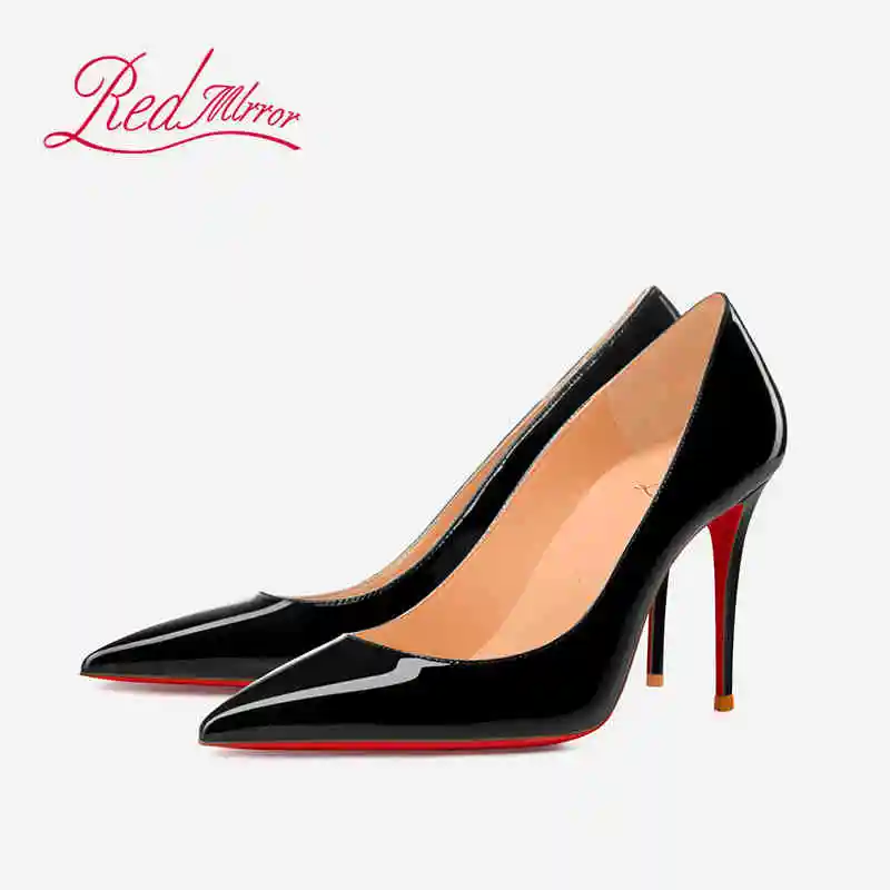 Women Heels Naked Color Women's Elegant High Heel Luxury Black shoes Woman Red Shiny Bottoms Pointed Toe party Ladies Women Heels Naked Color Women's Elegant High Heel Luxury Black shoes Woman Red Shiny Bottoms Pointed Toe party Ladies