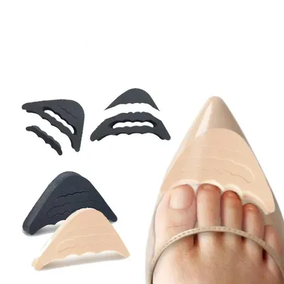 Women High Heel Toe Plug Insert Shoe Big Shoes Toe Front Filler Cushion Pain Relief Protector Adjustment Shoe