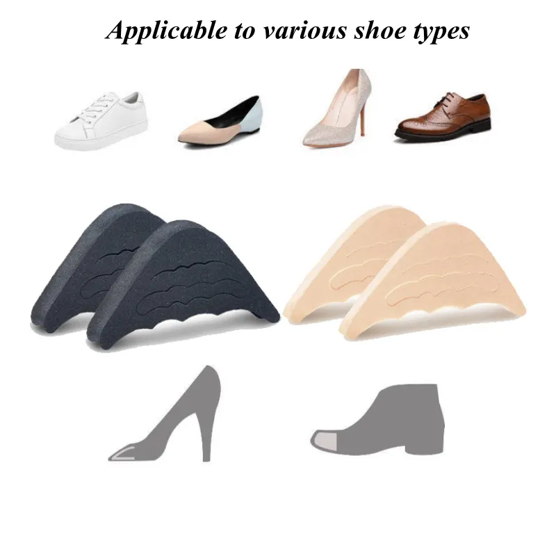 Women High Heel Toe Plug Insert Shoe Big Shoes Toe Front Filler Cushion Pain Relief Protector Adjustment Shoe