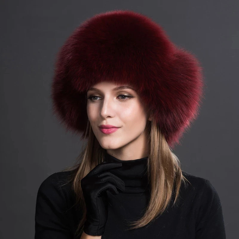 Women Natural Raccoon Fur Caps Ushanka Hats for Winter Thick Warm Ears Fashion Bomber Pom Pom Hat Lady Real Fox Fur Cap Women Natural Raccoon Fur Caps Ushanka Hats for Winter Thick Warm Ears Fashion Bomber Pom Pom Hat Lady Real Fox Fur Cap