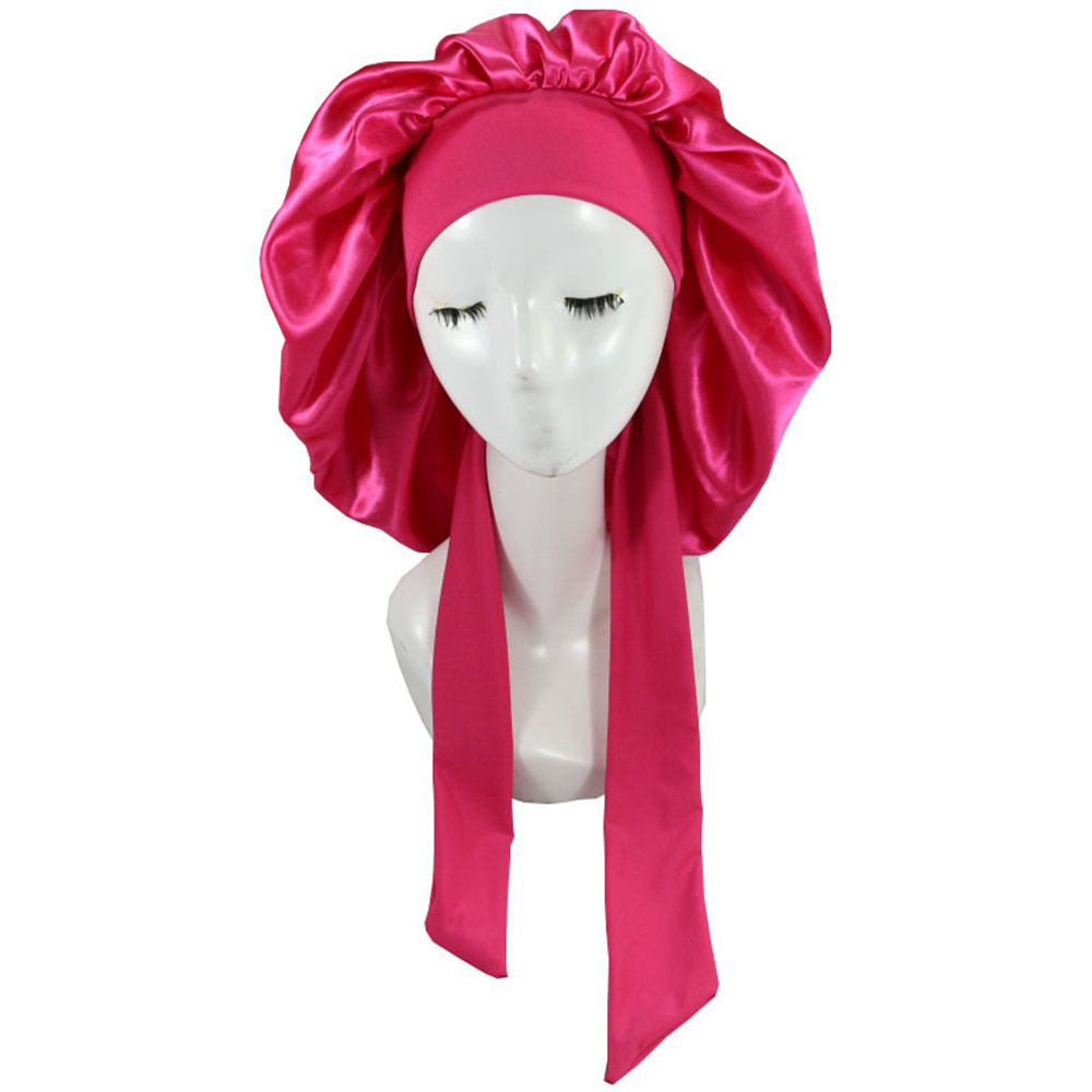 Women Satin Solid Sleeping Hat Night Sleep Cap Hair Care Bonnet Nightcap For Women Men Unisex Cap Bonnet De Nuit Shower Women Satin Solid Sleeping Hat Night Sleep Cap Hair Care Bonnet Nightcap For Women Men Unisex Cap Bonnet De Nuit Shower