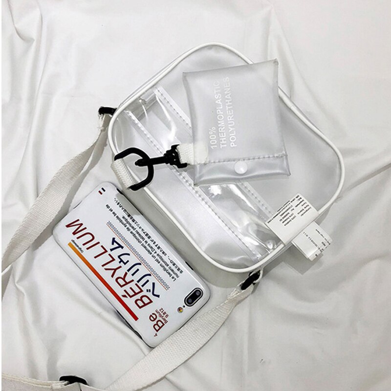 Women Transparent Crossbody Bag