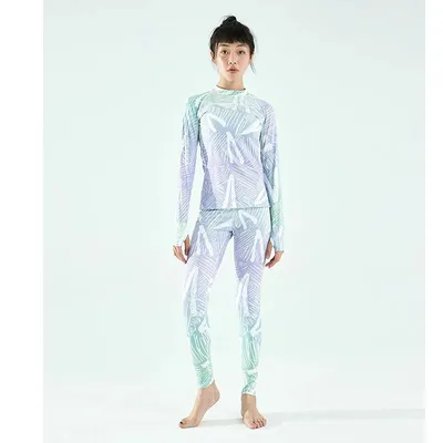 Women Ultra Soft Winter Quick Dry Base Layering Set Microfiber Fleece Thermal Underwear Long Johns Set Clothes Plus
