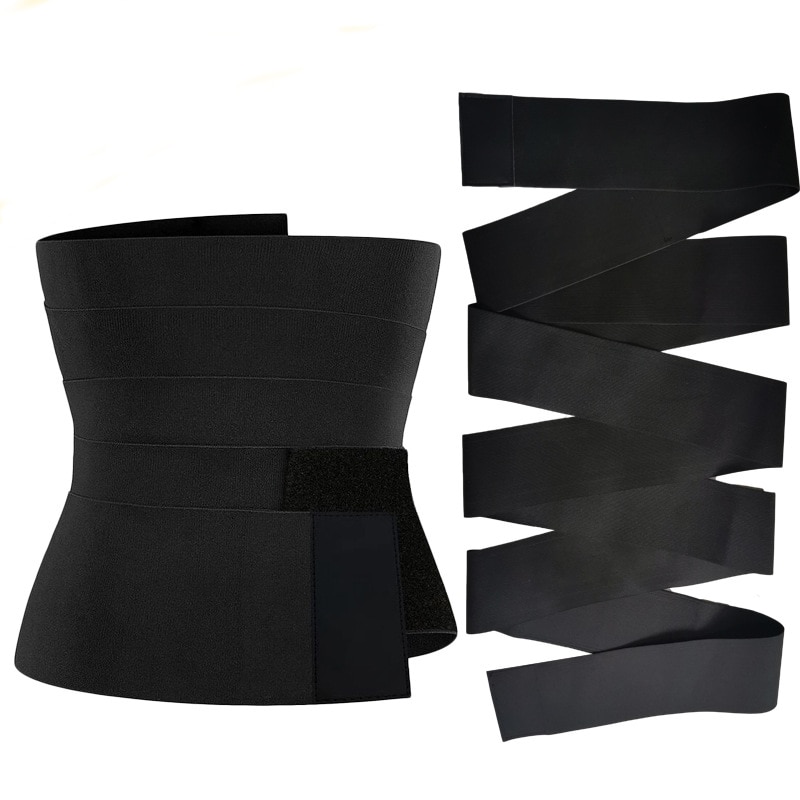 Women Waist Bandage Wrap Trimmer Belt Waist Trainer Shaperwear Tummy Control Slimming Fat Burning For Postpartum Sheath