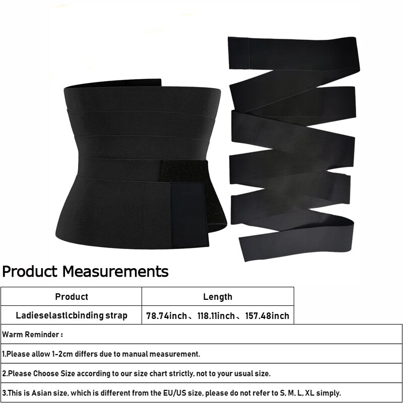 Women Waist Bandage Wrap Trimmer Belt Waist Trainer Shaperwear Tummy Control Slimming Fat Burning For Postpartum Sheath
