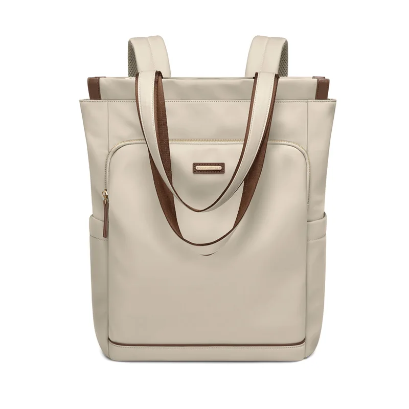 Women's Backpack Convertible Shoulder Bag Ladies Aesthetic Backpacks with Laptop Compartments Secret Pocket 15.6 inch