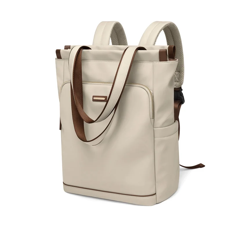 Women's Backpack Convertible Shoulder Bag Ladies Aesthetic Backpacks with Laptop Compartments Secret Pocket 15.6 inch
