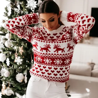 Women's Christmas Sweater Casual Winter Wear Women's Christmas Sweater Casual Winter Wear