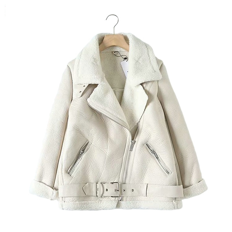 Womens Faux Leather Jacket Winter Outerwear Womens Faux Leather Jacket Winter Outerwear