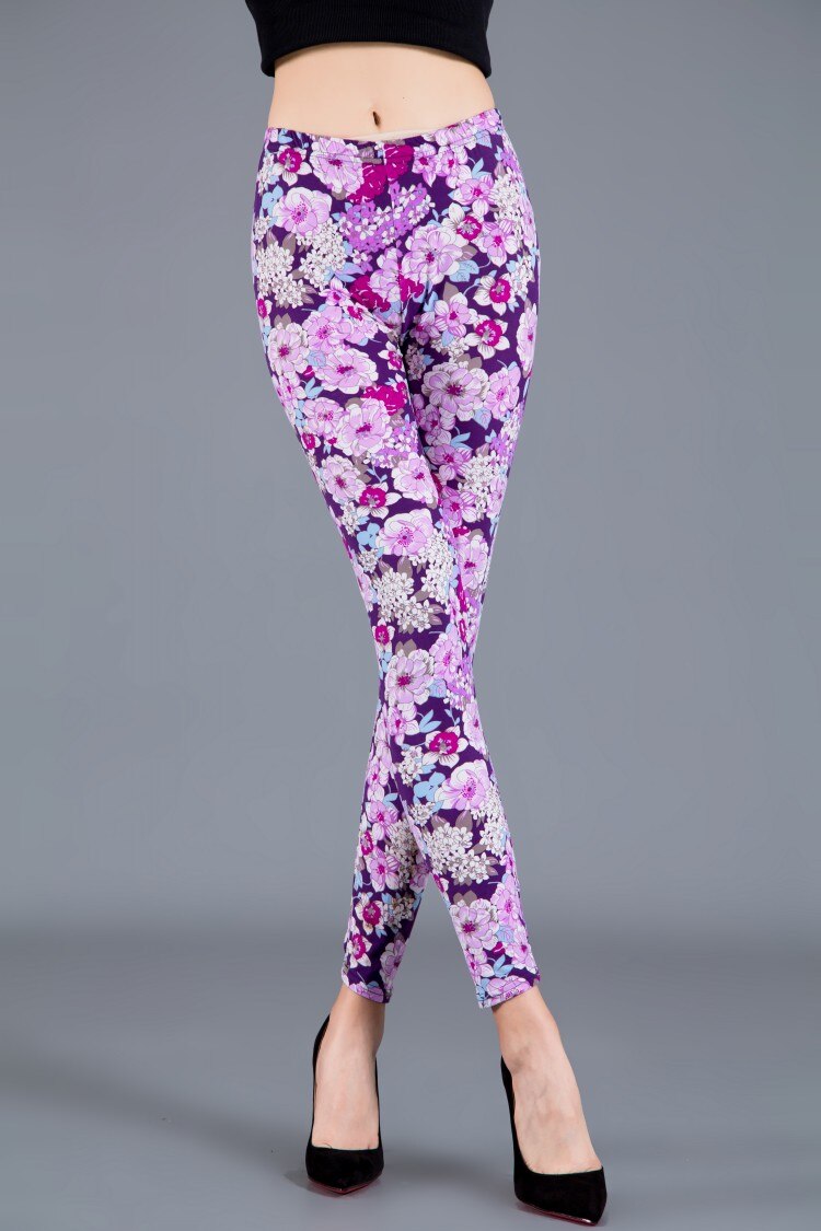 Women's Floral Leggings Fitness Pants