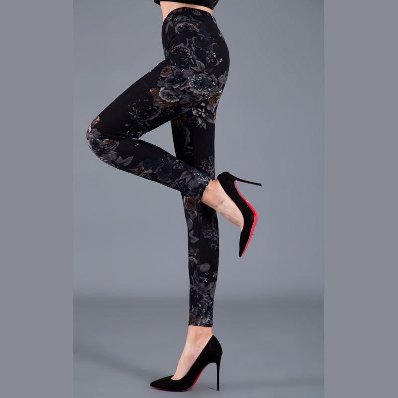 Women's Floral Leggings Fitness Pants