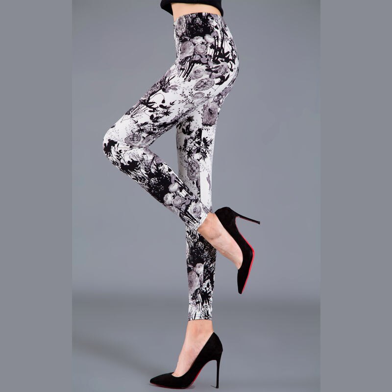 Women's Floral Leggings Fitness Pants