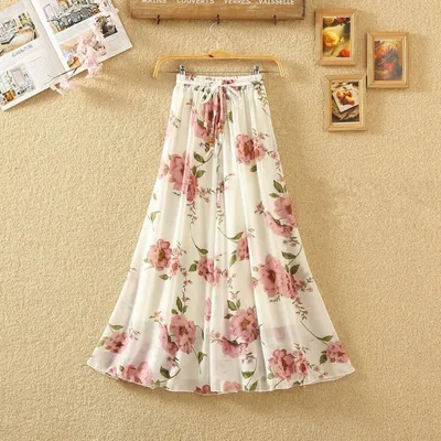 Women's Floral Maxi Skirt