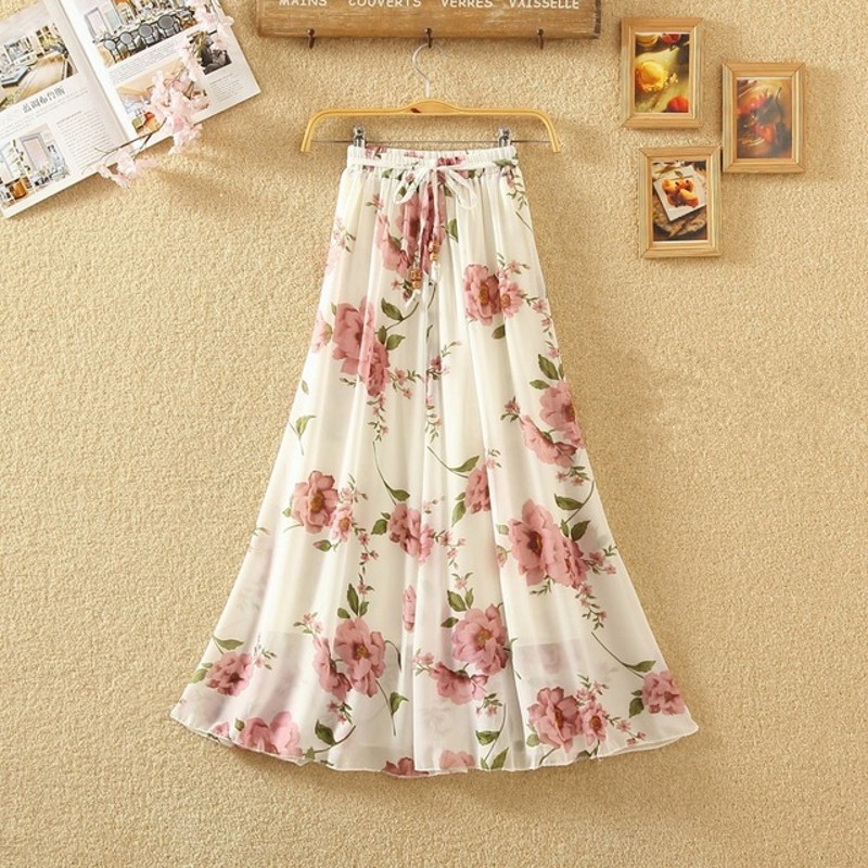 Women's Floral Maxi Skirt Women's Floral Maxi Skirt