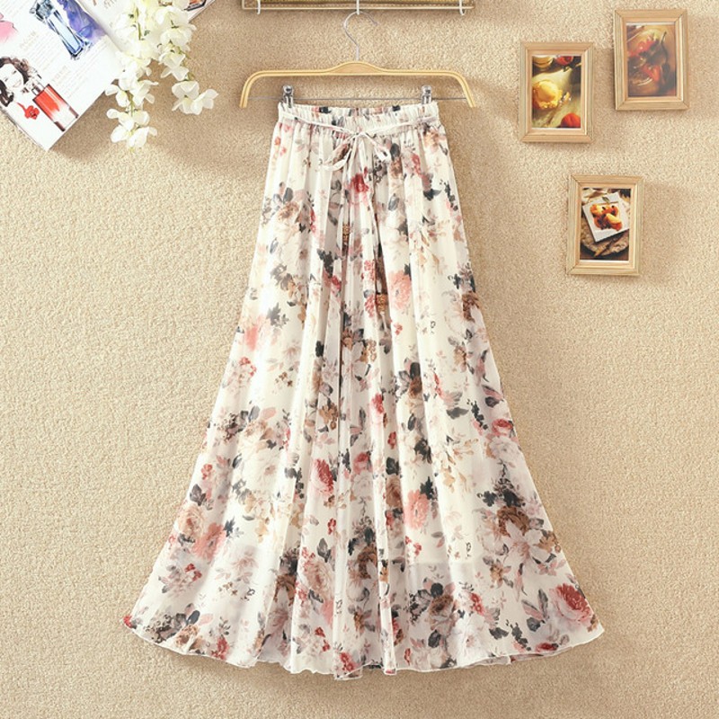 Women's Floral Maxi Skirt