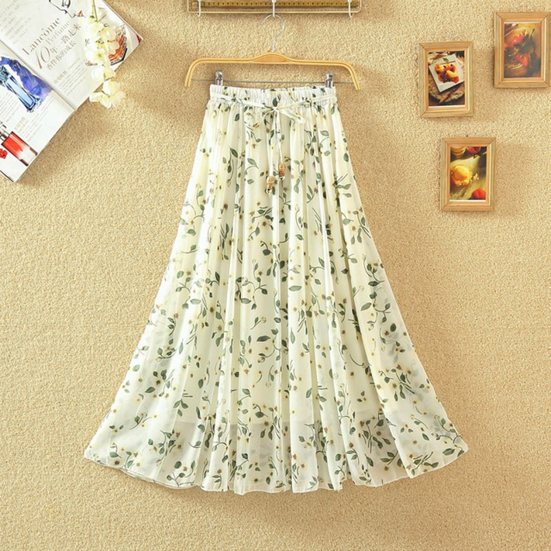Women's Floral Maxi Skirt