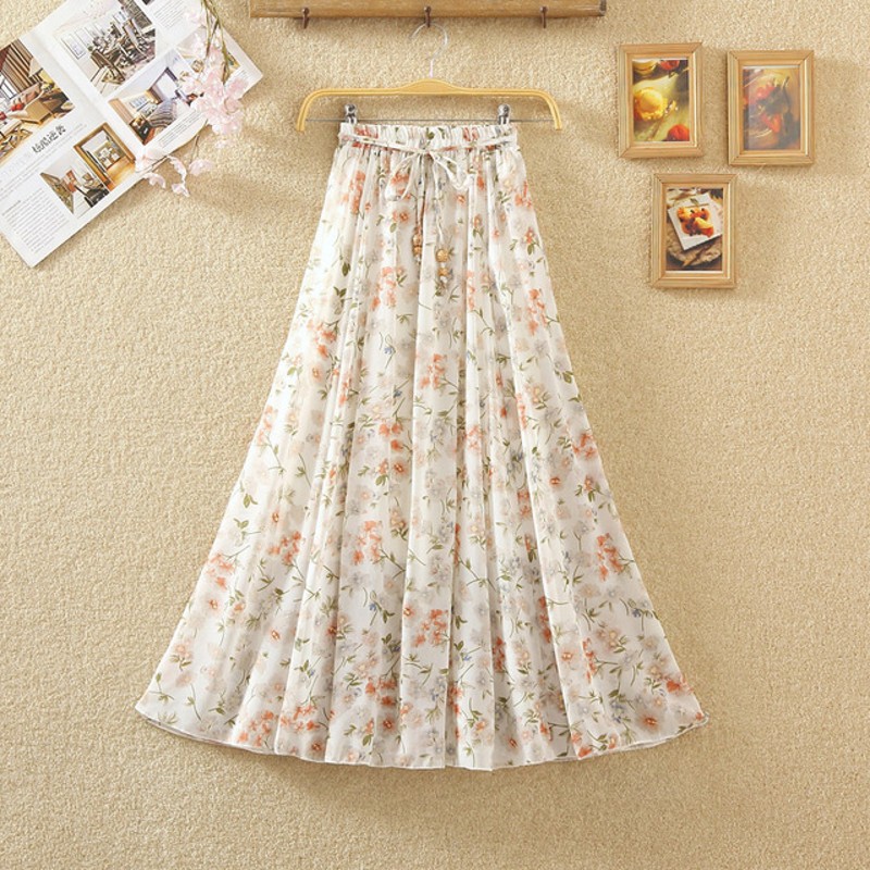 Women's Floral Maxi Skirt