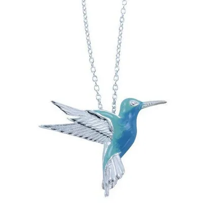 Women's Hummingbird Pendant Necklace
