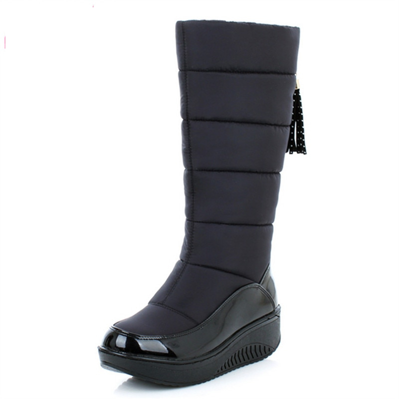 Women's Mid Calf Leather Boots