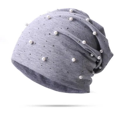 Women's Pearl Beanie Head Warmer