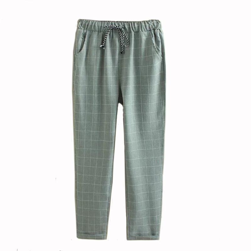 Womens Plaid Pants Fashionable Casual Pants Womens Plaid Pants Fashionable Casual Pants
