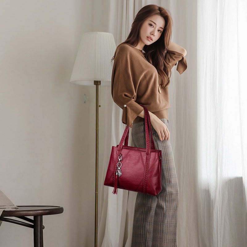 Womens Shoulder Handbag Tassel Bag Womens Shoulder Handbag Tassel Bag