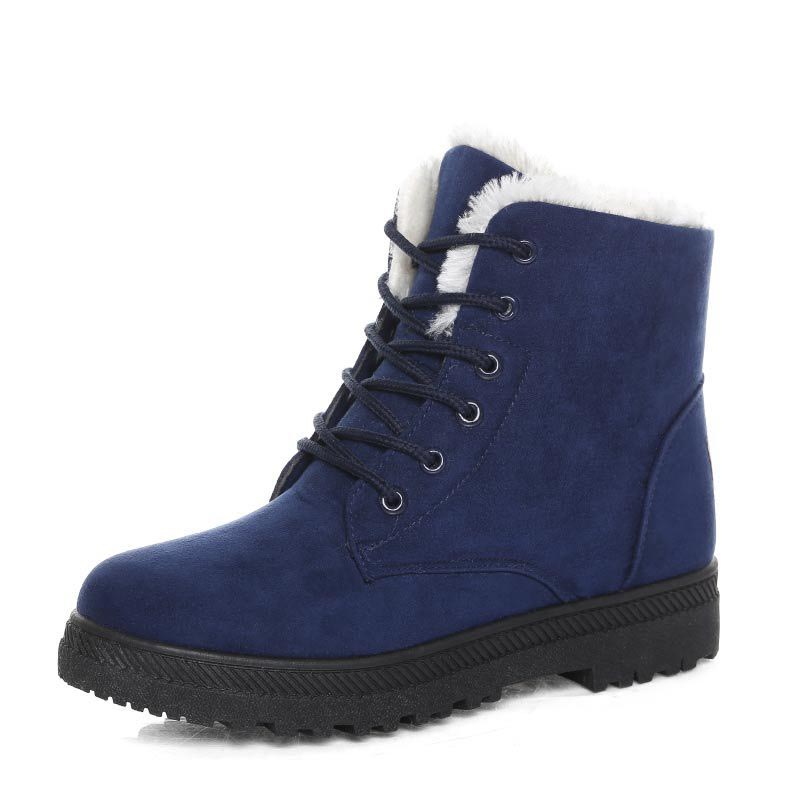 Women's Snow Boots Suede Shoes