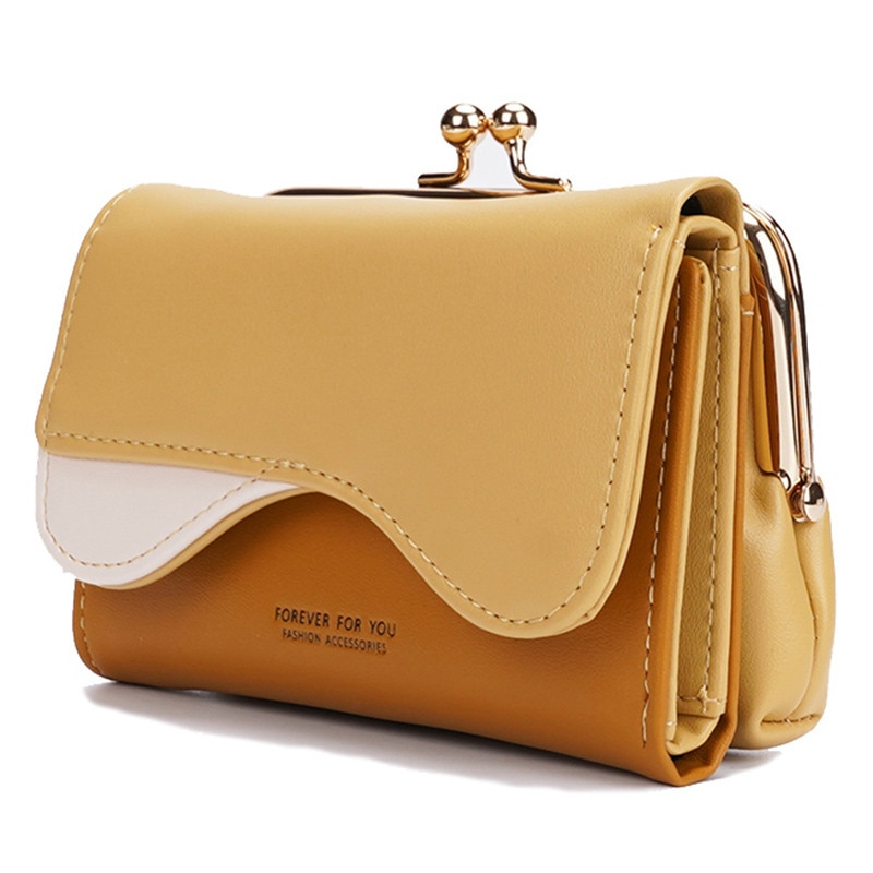 Womens Trifold Wallet with Coin Pocket