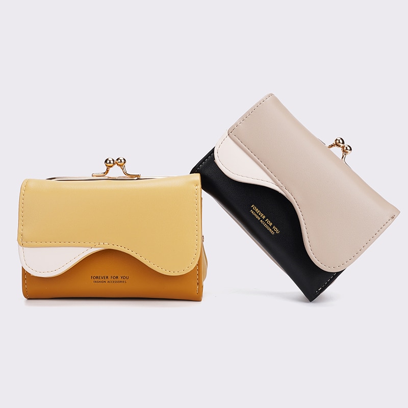 Womens Trifold Wallet with Coin Pocket