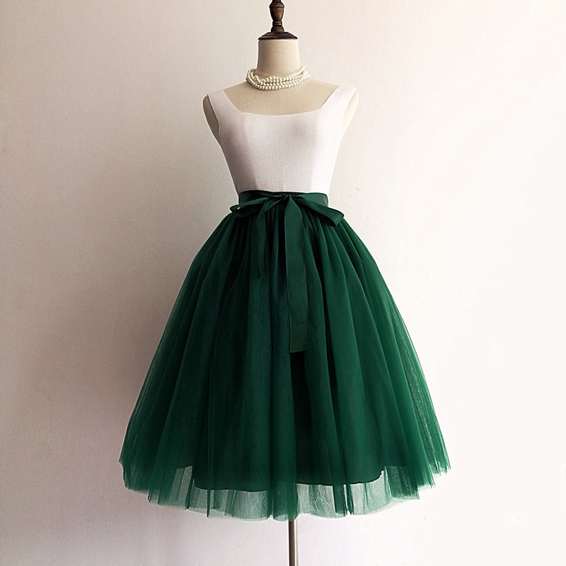 Womens Tulle Skirt Midi Length Womens Tulle Skirt Midi Length