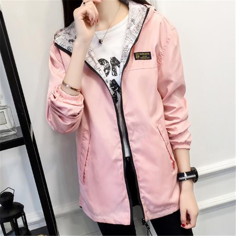 Women's Windbreaker Jacket Reversible Women's Windbreaker Jacket Reversible