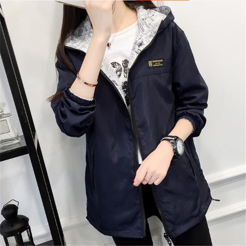 Women's Windbreaker Jacket Reversible Women's Windbreaker Jacket Reversible