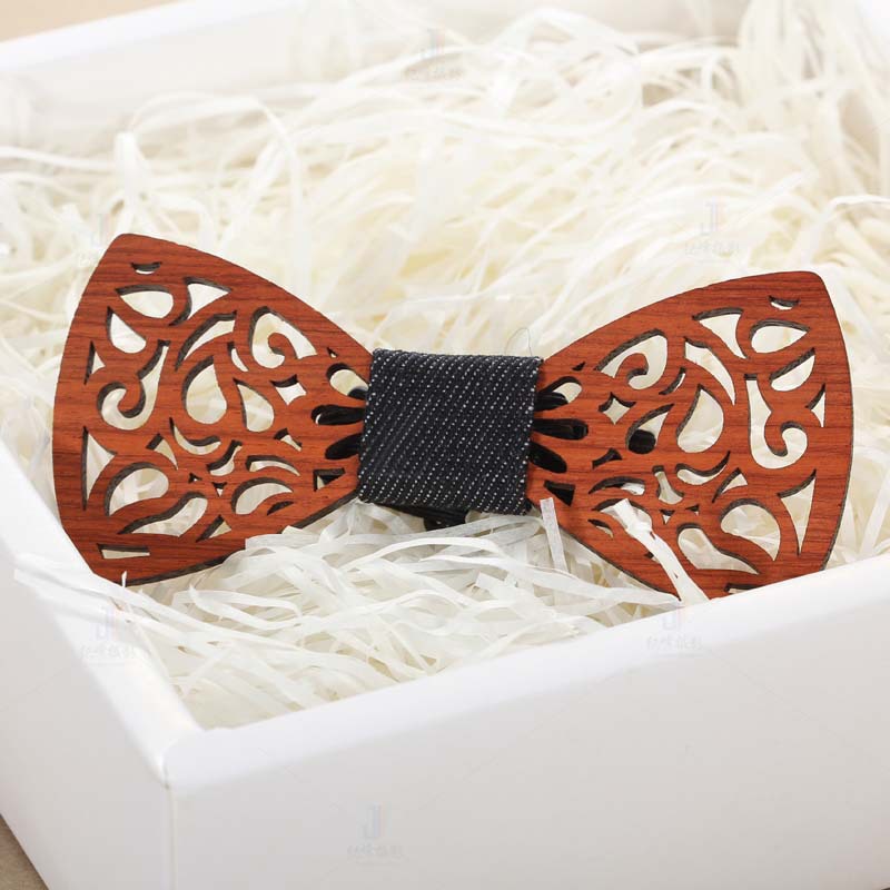 Wood Bowtie with Adjustable Strap Wood Bowtie with Adjustable Strap