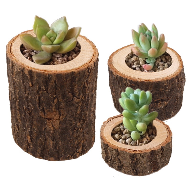 Wood Candle Holder Home Decor