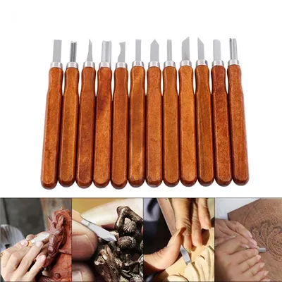 Wood Carving Tools Knife Set (12 pieces) Wood Carving Tools Knife Set (12 pieces)
