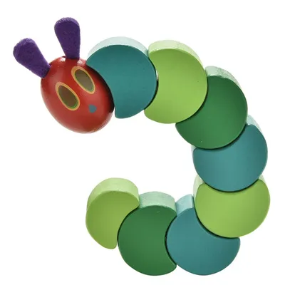 Wood Caterpillar Cute Baby Toy