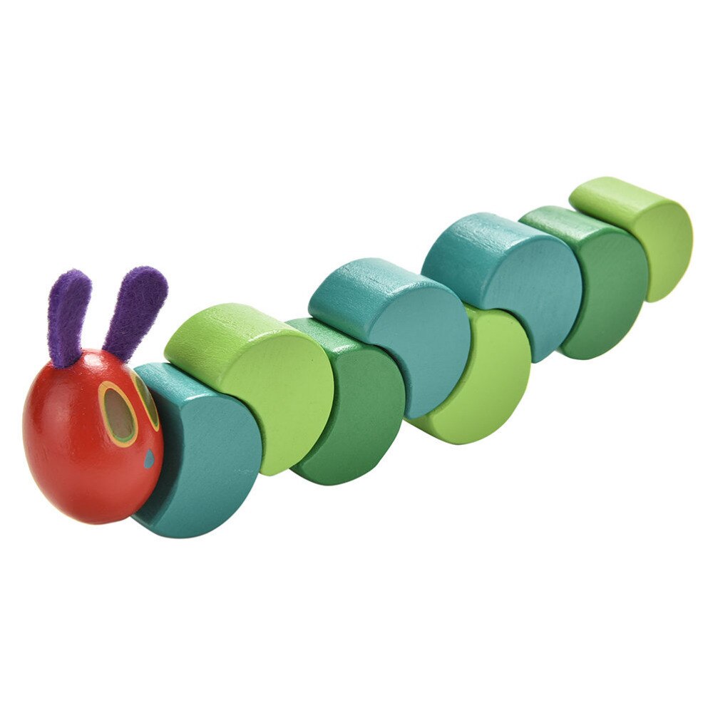 Wood Caterpillar Cute Baby Toy