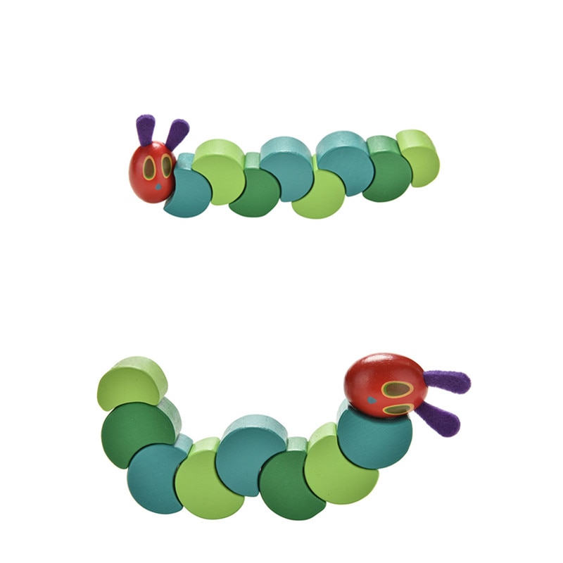 Wood Caterpillar Cute Baby Toy