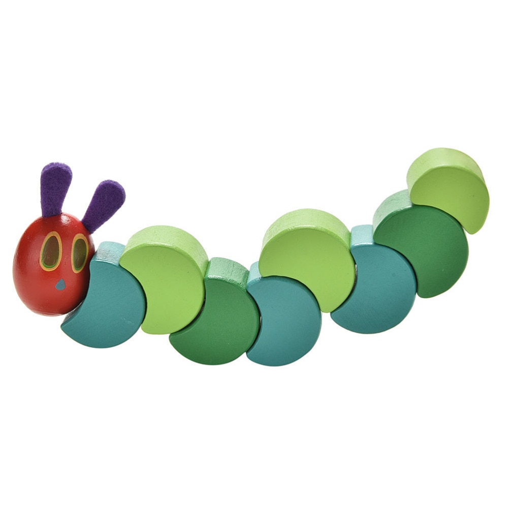 Wood Caterpillar Cute Baby Toy